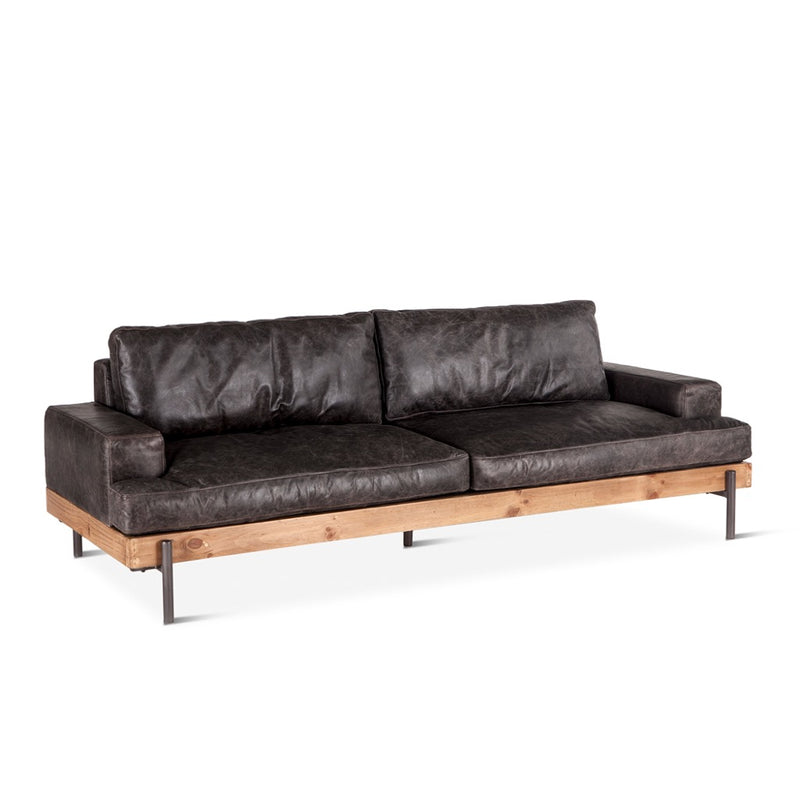 HTD Portofino Industrial Sofa angled view 