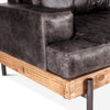 Portofino Industrial Sofa GPF-ISOF-MOR leg corner view 
