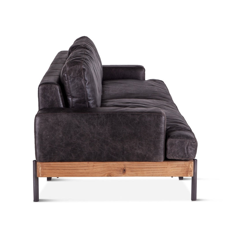 HTD Portofino Industrial Sofa side view 