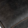Portofino Loft Sectional Ottoman - Antique Ebony Leather
