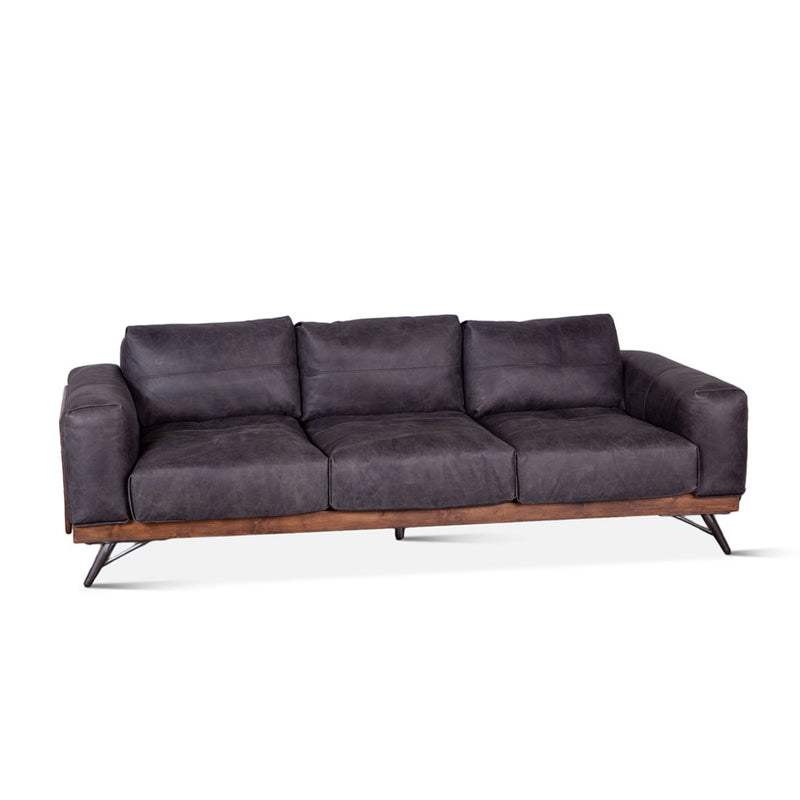HTD Portofino Mid Century Sofa angled view 