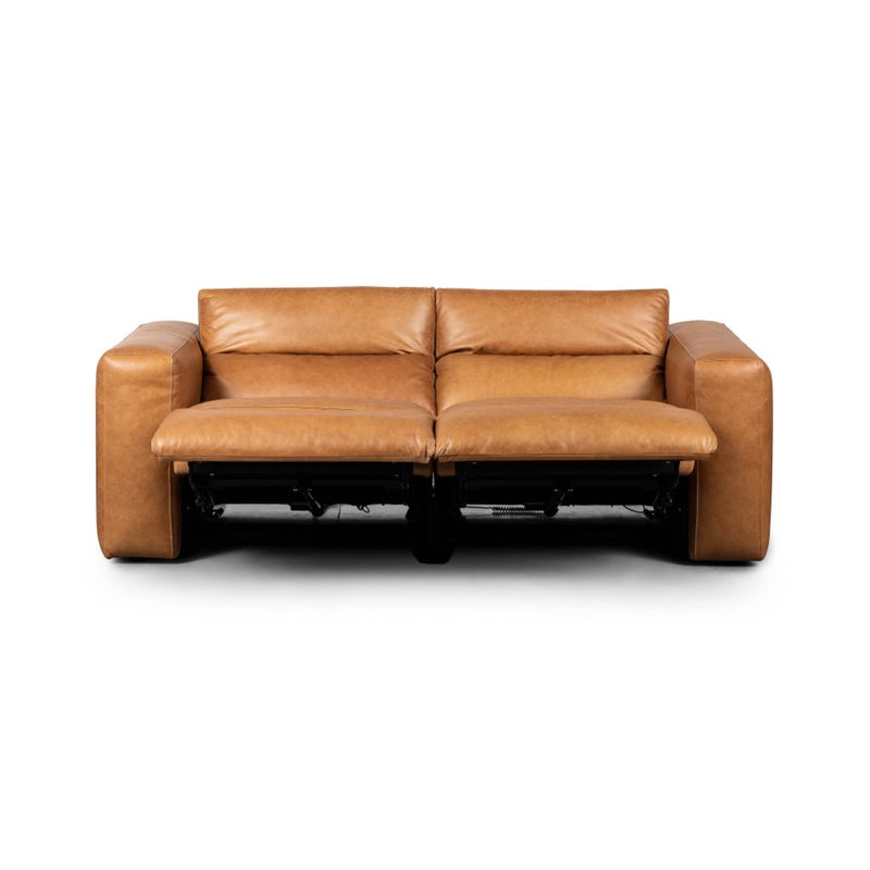 Four Hands Radley Power Recliner Sectional front reclined view