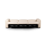 Four Hands Radley Power Recliner 3-Piece Sectional front reclined view