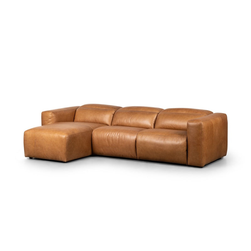 Four Hands Radley Power Recliner W/ Chaise angled view