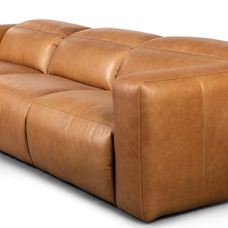 Four Hands Radley Power Recliner W/ Chaise angled seat view