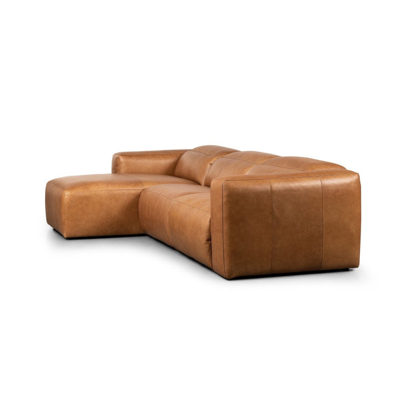 Four Hands Radley Power Recliner W/ Chaise angled side view