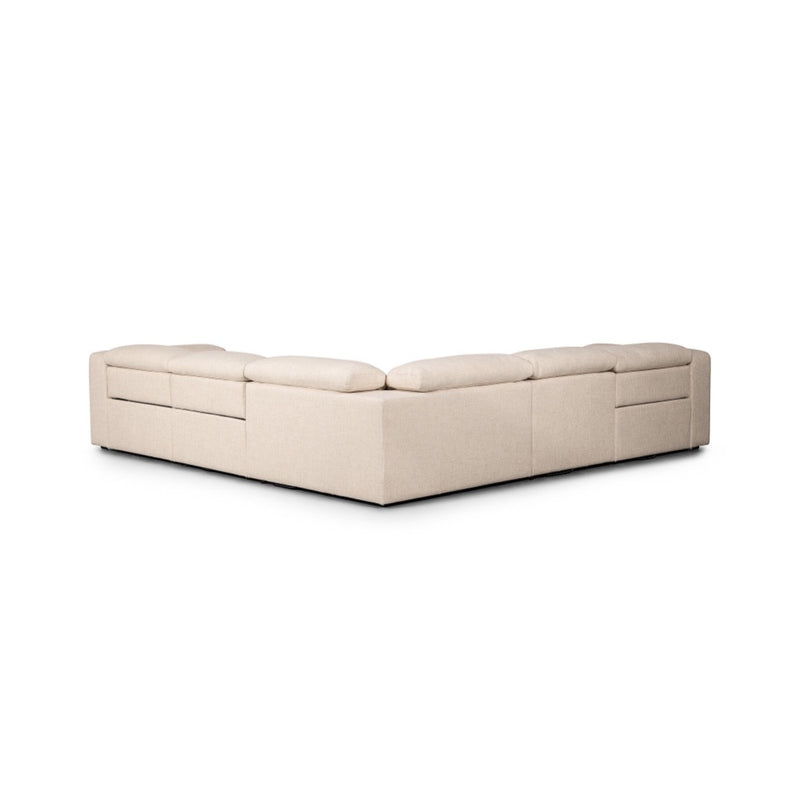 Four Hands Radley Power Recliner 5-Piece Sectional back view