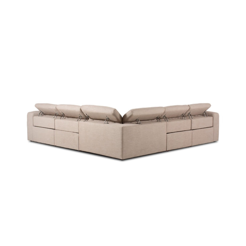 Four Hands Radley Power Recliner Sectional back view