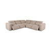 Four Hands Radley Power Recliner Sectional front reclined view