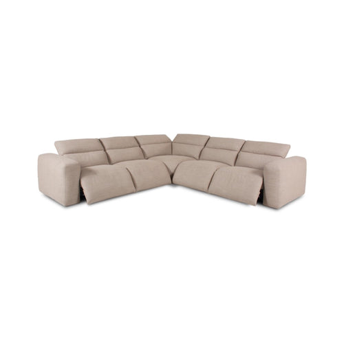 Four Hands Radley Power Recliner Sectional front reclined view