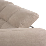 Four Hands Radley Power Recliner Sectional backrest reclined