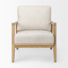 Mercana Raeleigh Accent Chair Cream Front Facing View 69990