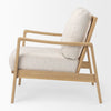 Mercana Raeleigh Accent Chair Cream Side View