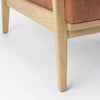 Mercana Raeleigh Accent Chair Light Brown Legs