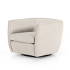 Rashi Swivel Chair Falon Linen Angled View 226428-002
