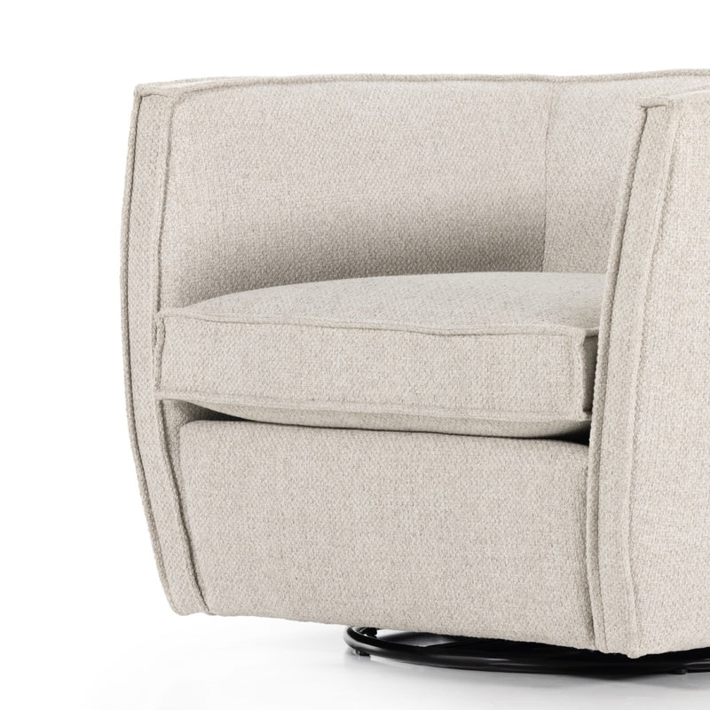 Rashi Swivel Chair Falon Linen Seating 226428-002
