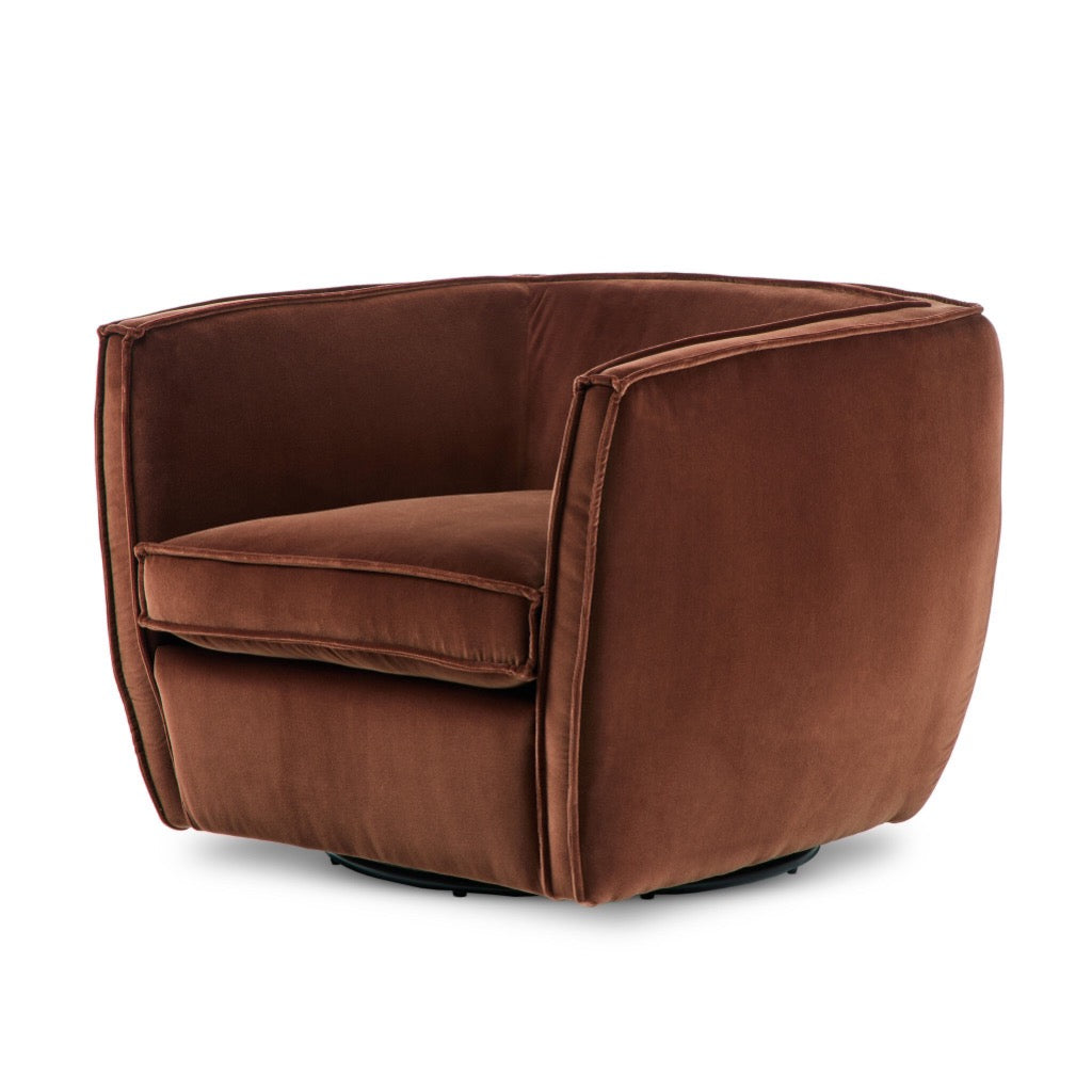 Four Hands Rashi Swivel Chair angled view 
