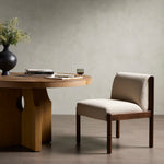 Redmond Dining Chair Fiqa Boucle Light Taupe Staged View Four Hands