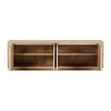 Redondo Media Console 239752-001 interior shelf view