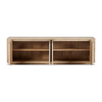 Redondo Media Console 239752-001 interior shelf view