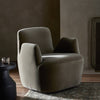 Reed Swivel Chair Sapphire Khaki Staged View Four Hands