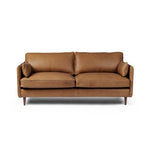 Reese Sofa Palermo Cognac Front Facing View 100061-007