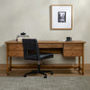 Reign Antique Desk Waxed Pine Staged View Four Hands
