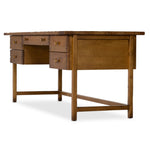 Reign Antique Desk Waxed Pine Angled View 232718-001
