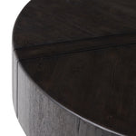 Renan Coffee Table Dark Espresso Reclaimed French Oak Top Pattern Four Hands