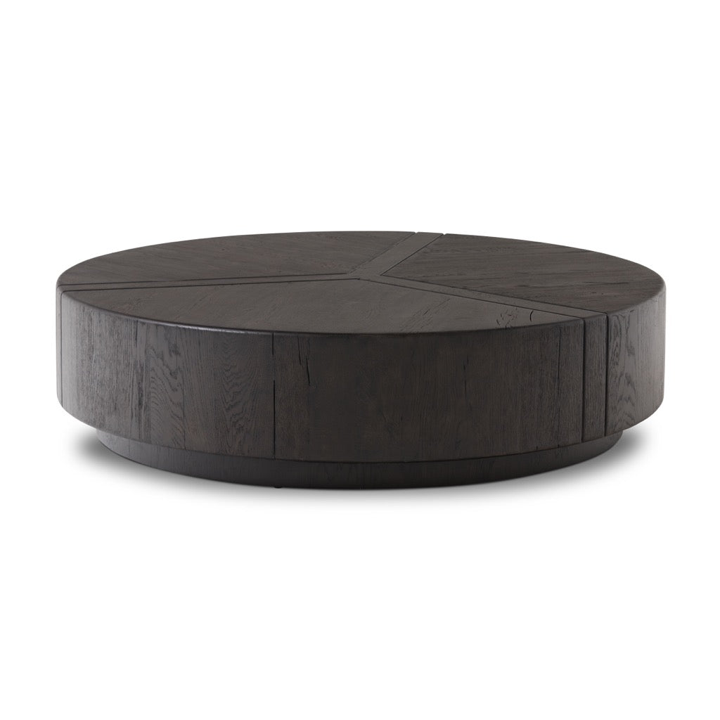 Renan Coffee Table Dark Espresso Reclaimed French Oak Angled View 242139-001