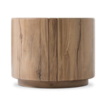Renan End Table Natural Reclaimed French Oak Angled View 242141-001