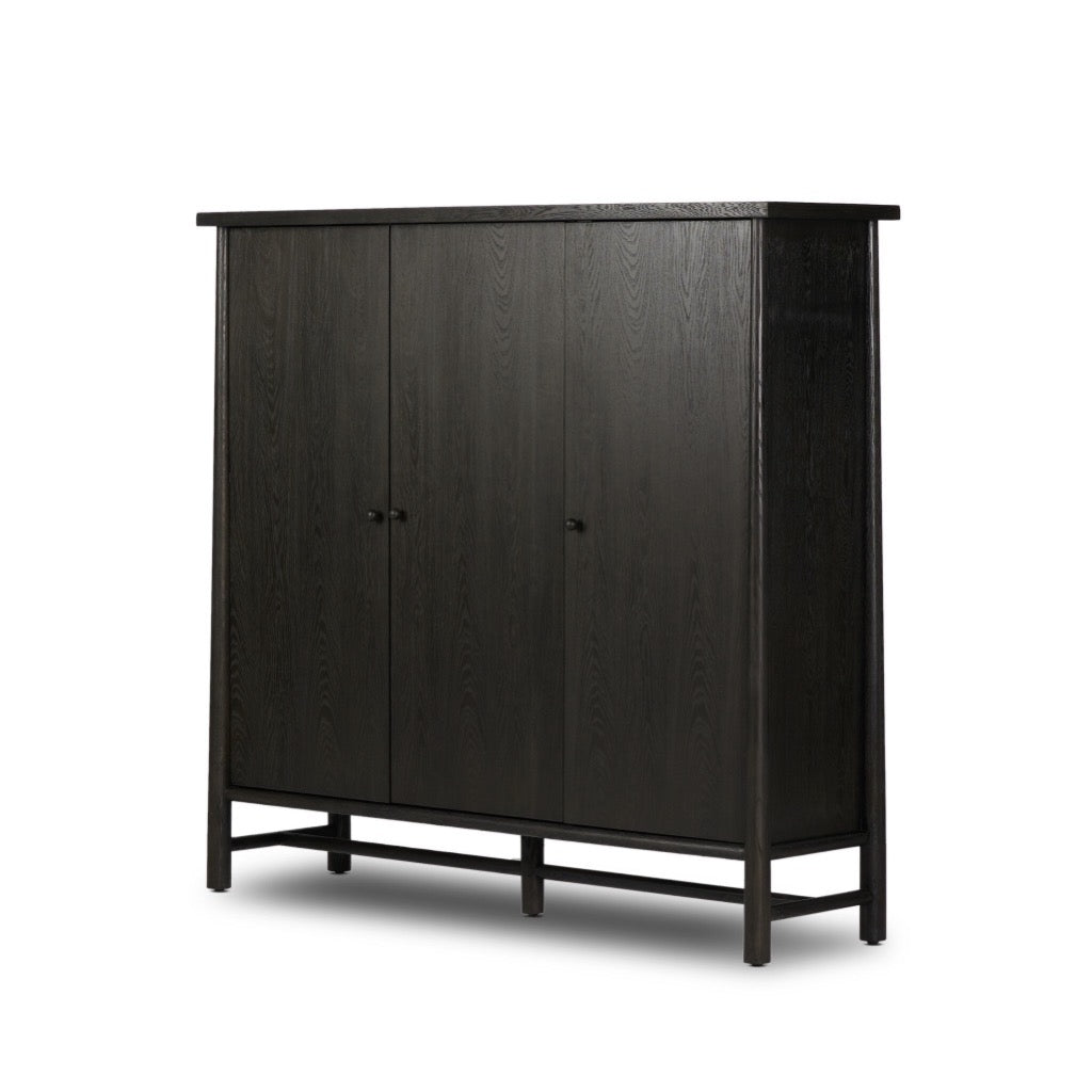 Four Hands Renaud 3-Door Cabinet angled view