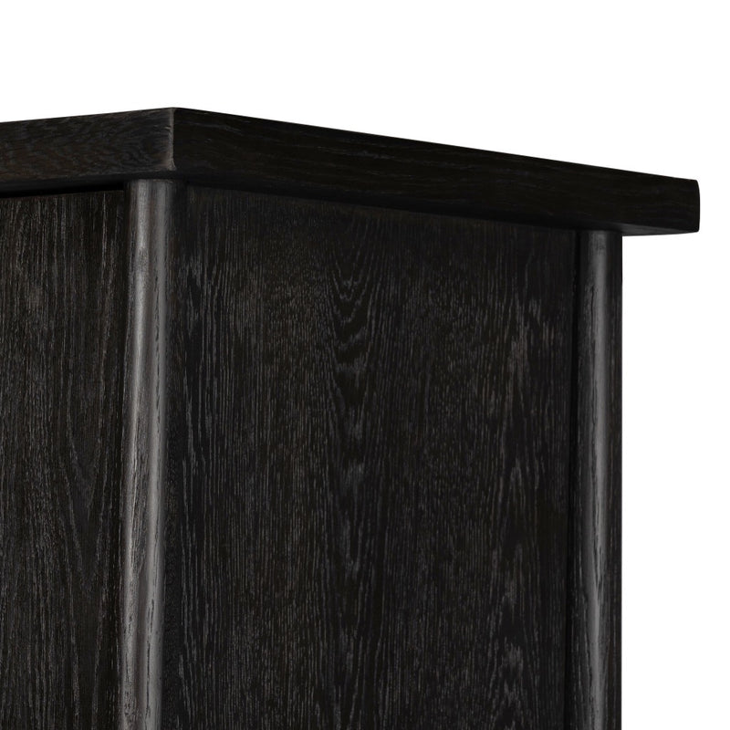 Four Hands Renaud 3-Door Cabinet top overhang view