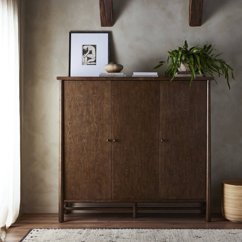 Renaud 3-Door Cabinet 241761-001 staged front view