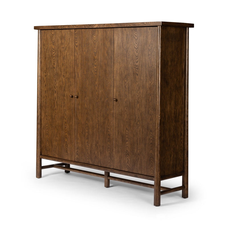 Four Hands Renaud 3-Door Cabinet angled view