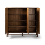 Four Hands Renaud 3-Door Cabinet open door view