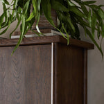 Renaud 3-Door Cabinet 241761-001 staged top corner view