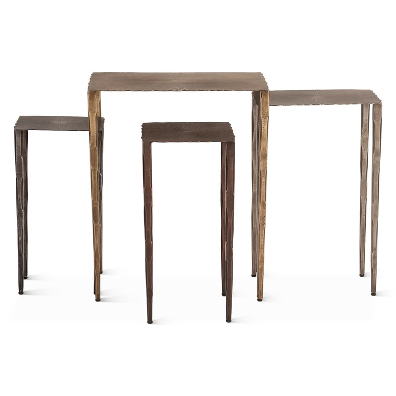Reno Nesting Side Tables FRN-ST19AE-A-S4 front view 