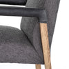 Reuben Dining Chair Ives Black Solid Oak Frame 105591-008