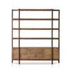Reza Wide Bookcase 232355-001 back view