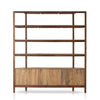 Four Hands Reza Wide Bookcase front view