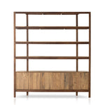 Four Hands Reza Wide Bookcase front view