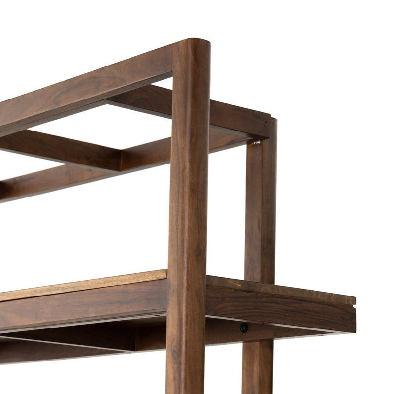 Reza Wide Bookcase 232355-001 open back view