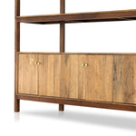 Four Hands Reza Wide Bookcase cabinet door view