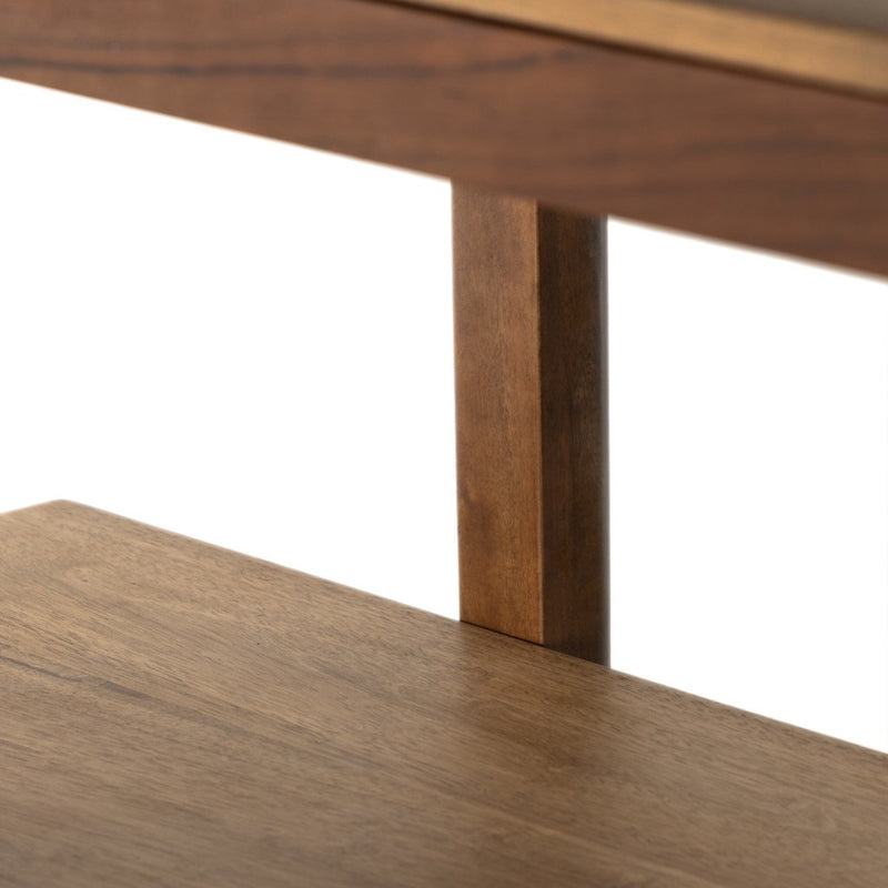Four Hands Reza Wide Bookcase shelf view