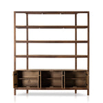 Reza Wide Bookcase 232355-001 open door view