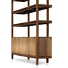 Reza Wide Bookcase 232355-001 low angle view
