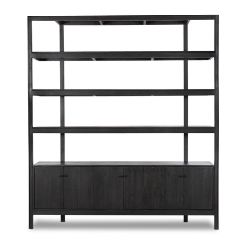 Reza Wide Bookcase 232355-002 front view