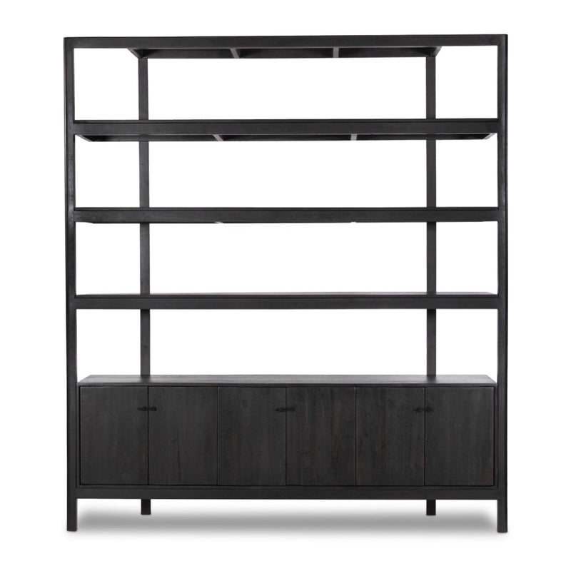 Reza Wide Bookcase 232355-002 front view