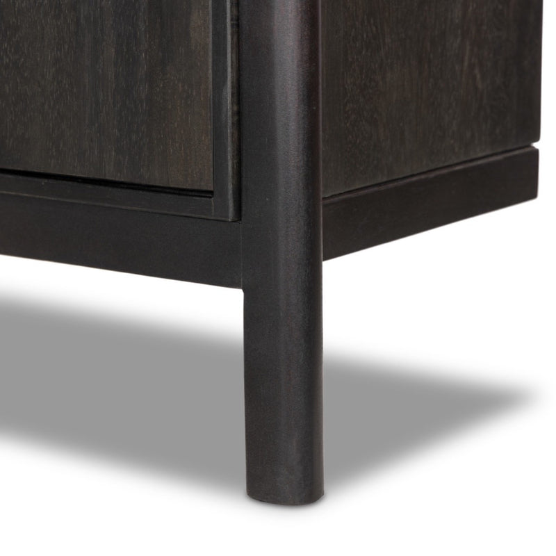 Four Hands Reza Wide Bookcase leg view